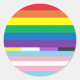 Pride Cirkel Ronde Sticker
