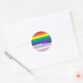 Pride Cirkel Ronde Sticker (Envelop)
