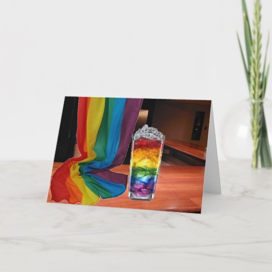 Pride Cocktail Kaart (Voorkant)