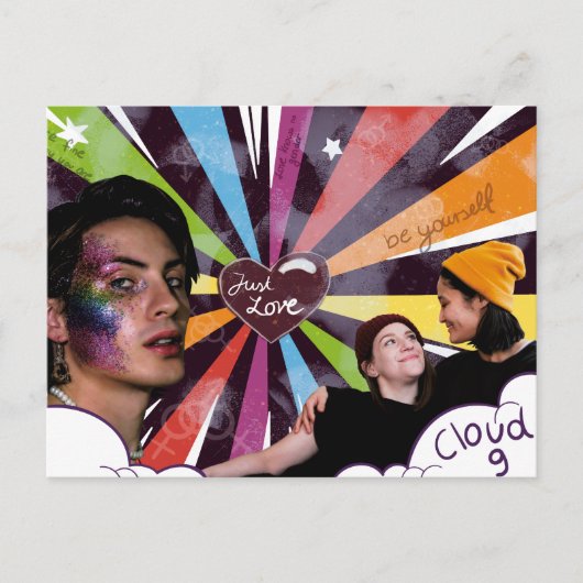 Pride collage briefkaart (Voorkant)