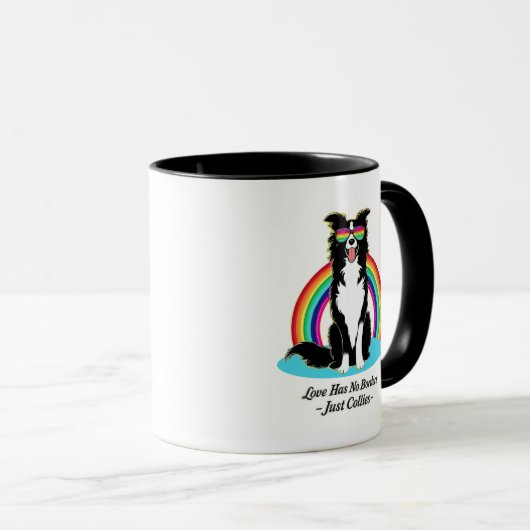 „Pride Collie“ Tasse Mok (Voorkant rechts)