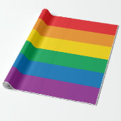 Pride | Colorful Rainbow Design Cadeaupapier (Uitgerold)