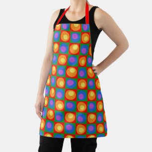 Pride Colors Squares Stippen Pattered Schort