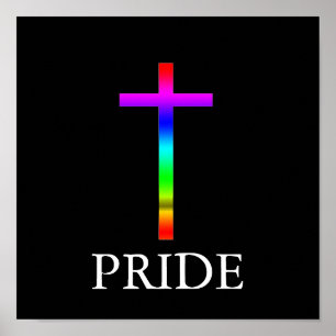 Pride Cross Poster