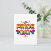 Pride dag feestdagenkaart (Staand voorkant)