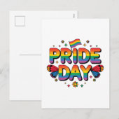 Pride dag feestdagenkaart (Voorkant / Achterkant)