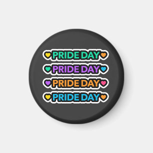 Pride dag. LGBT+Pride. Rainbooghart. Magneet