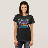Pride dag. LGBT+Pride. Regenboog hart. T-Shirt (Voorkant volledig)