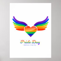 Pride day Heart Wing Ik geloof dat ik kan vliegen
