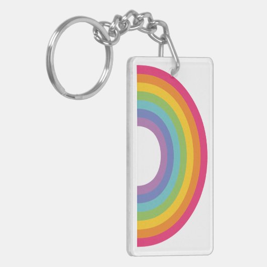 Pride Day Rainbow Sleutelhanger (Voorkant Links)