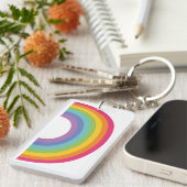 Pride Day Rainbow Sleutelhanger (Voorkant Rechts)