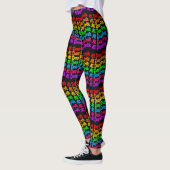 Pride de hele dag regenboog kleuren LGBTQ + Leggings (Links)