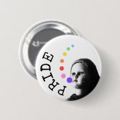 Pride - De Regenboog Boodschap Ronde Button 5,7 Cm (Voorkant /achterkant)