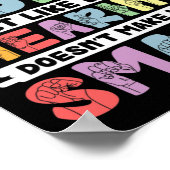 Pride Deaf maakt me geen domme handgebarentaal Poster (Hoek)
