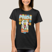 Pride Disco Guys Rainbow LGBT Boogie Dance 70s Ple T-shirt (Voorkant)