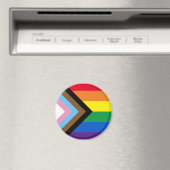 Pride diversity Inclusief regenboog Lgbtq homovlag Magneet (Insitu (Vaatwasser))