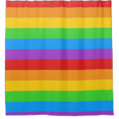 Pride Douche: Regenboogvlag Douchegordijn (Voorkant)