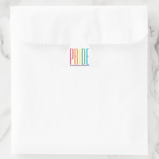 PRIDE Driehoek Stickers (Tas)
