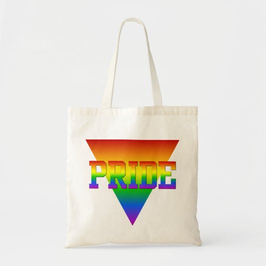 Pride driehoekzak - kies stijl en kleur tote bag (Voorkant)