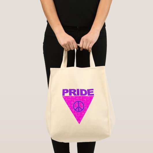 Pride driehoekzak - kies stijl en kleur tote bag (Voorkant (product))