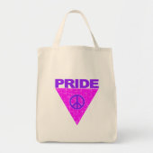 Pride driehoekzak - kies stijl en kleur tote bag (Voorkant)
