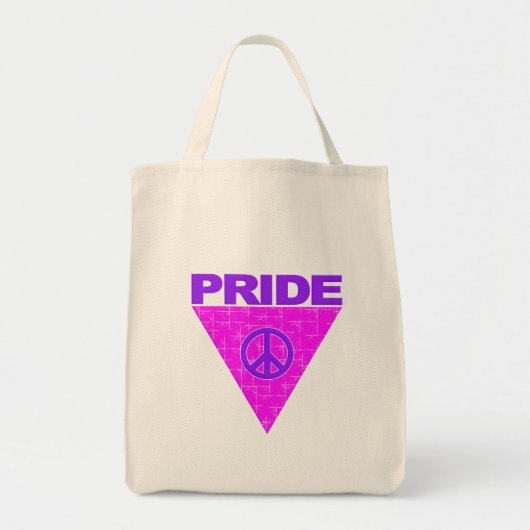 Pride driehoekzak - kies stijl en kleur tote bag (Voorkant)