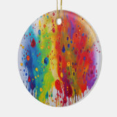 Pride Drip Patroon Ornament (Links)