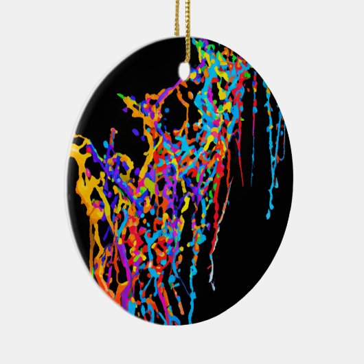 Pride Drip Patroon Ornament (Rechts)