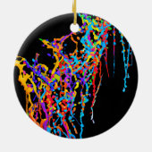 Pride Drip Patroon Ornament (Achterkant)