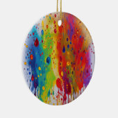 Pride Drip Pattern Ornament (Rechts)