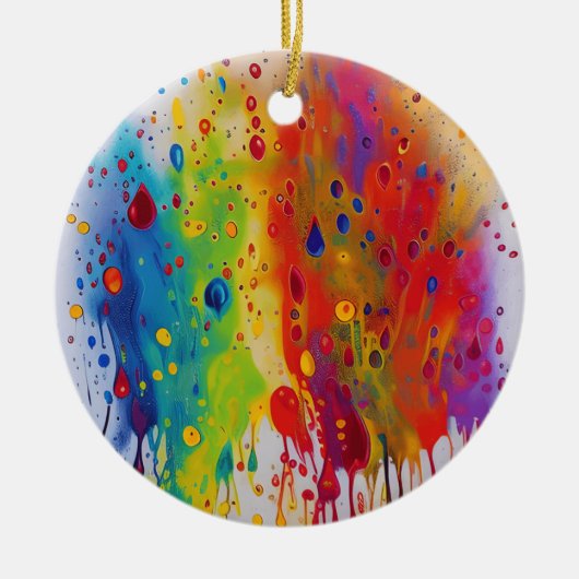 Pride Drip Pattern Ornament (Voorkant)