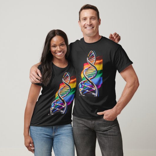 Pride dubbele helix t-shirt (Unisex)