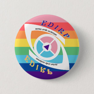 Pride EDIRP Illuminati Logo Pin Ronde Button 5,7 Cm