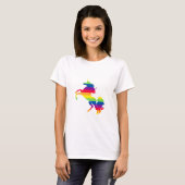 Pride Eenhoorn T-shirt (Voorkant volledig)