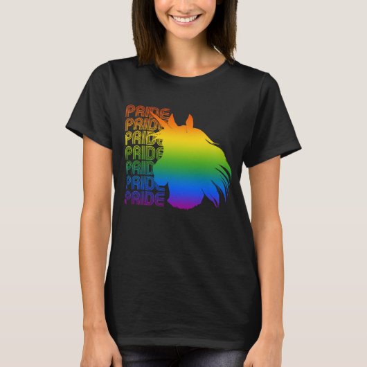 Pride Eenhoorn T-shirt (Voorkant)