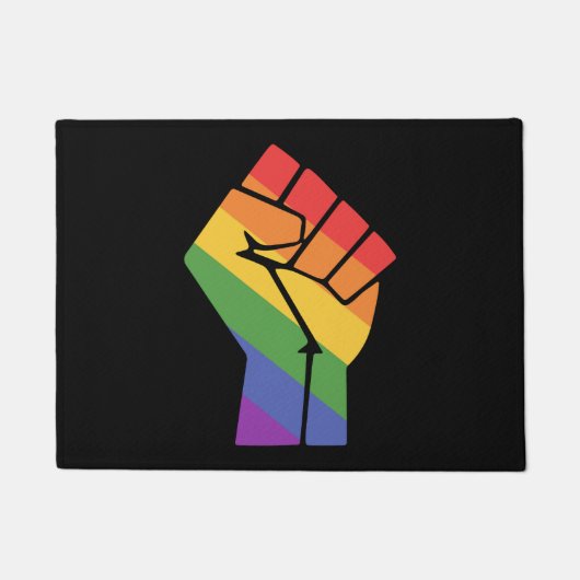 Pride Eerste LGBT Design voor Gelijkheid Deurmat (Voorkant)