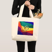 Pride en huwelijk grote tote bag (Voorkant (product))