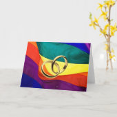 Pride en huwelijk kaart (Gele Bloem)