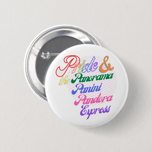 Pride en Panini-Button Ronde Button 5,7 Cm (Voorkant /achterkant)