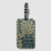 Pride en Prejudice Bagagelabel (Voorkant (verticaal))