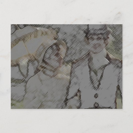 Pride en Prejudice Briefkaart (Voorkant)