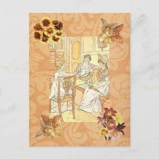 Pride en Prejudice Briefkaart (Voorkant)