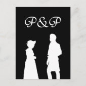 Pride en Prejudice Briefkaart (Voorkant)