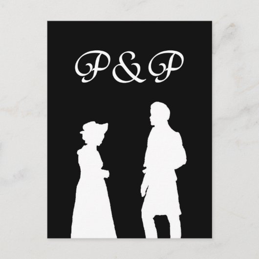Pride en Prejudice Briefkaart (Voorkant)