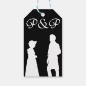 Pride en Prejudice Cadeaulabel (Achterkant)