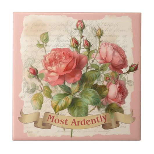 Pride en Prejudice, citaat van de heer Darcy, het  Tegeltje (Voorkant)