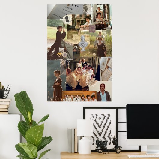 Pride en Prejudice Collage Poster (Thuiskantoor)