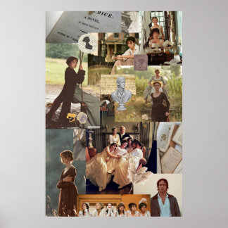 Pride en Prejudice Collage Poster