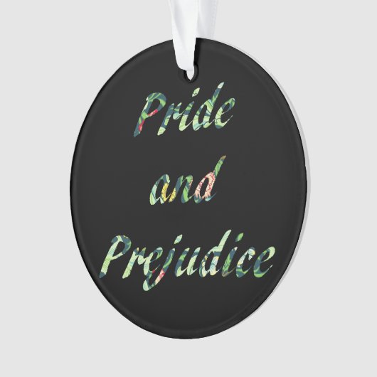 Pride en Prejudice en Persuasie met twee zijden Ornament (voorkant)