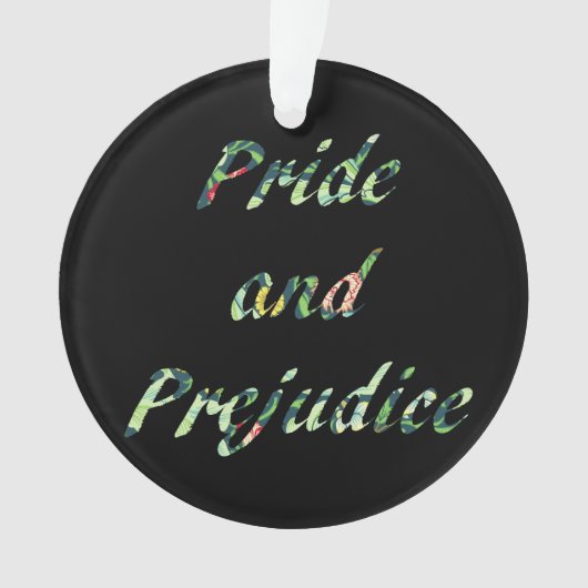 Pride en Prejudice en Persuasie met twee zijden Ornament (voorkant)
